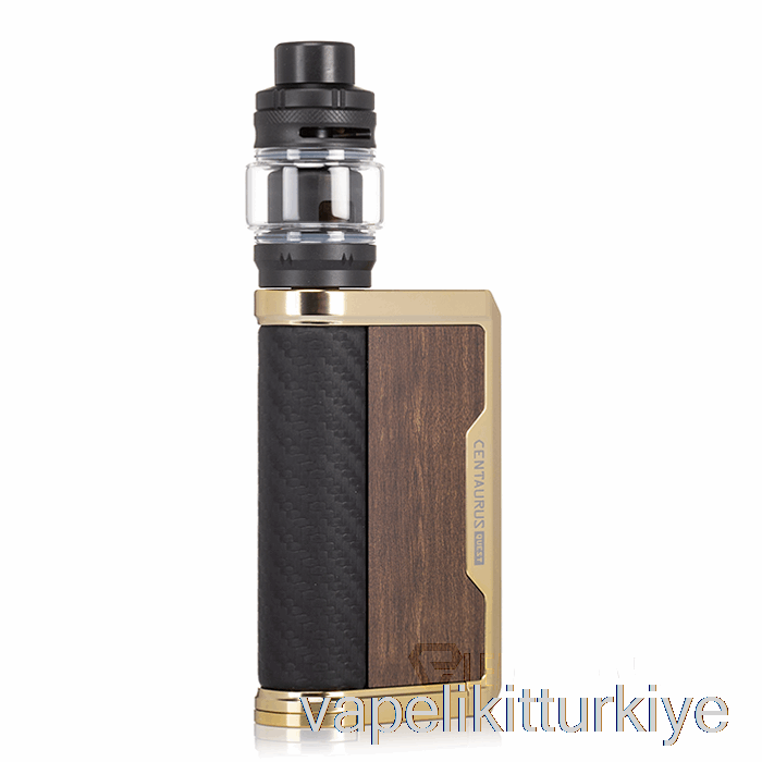 Vape Elektronik Sigara Kayıp Vape Centaurus Q200 Başlangıç ​​kiti [centaurus Tankı] Altın Tik Ağacı